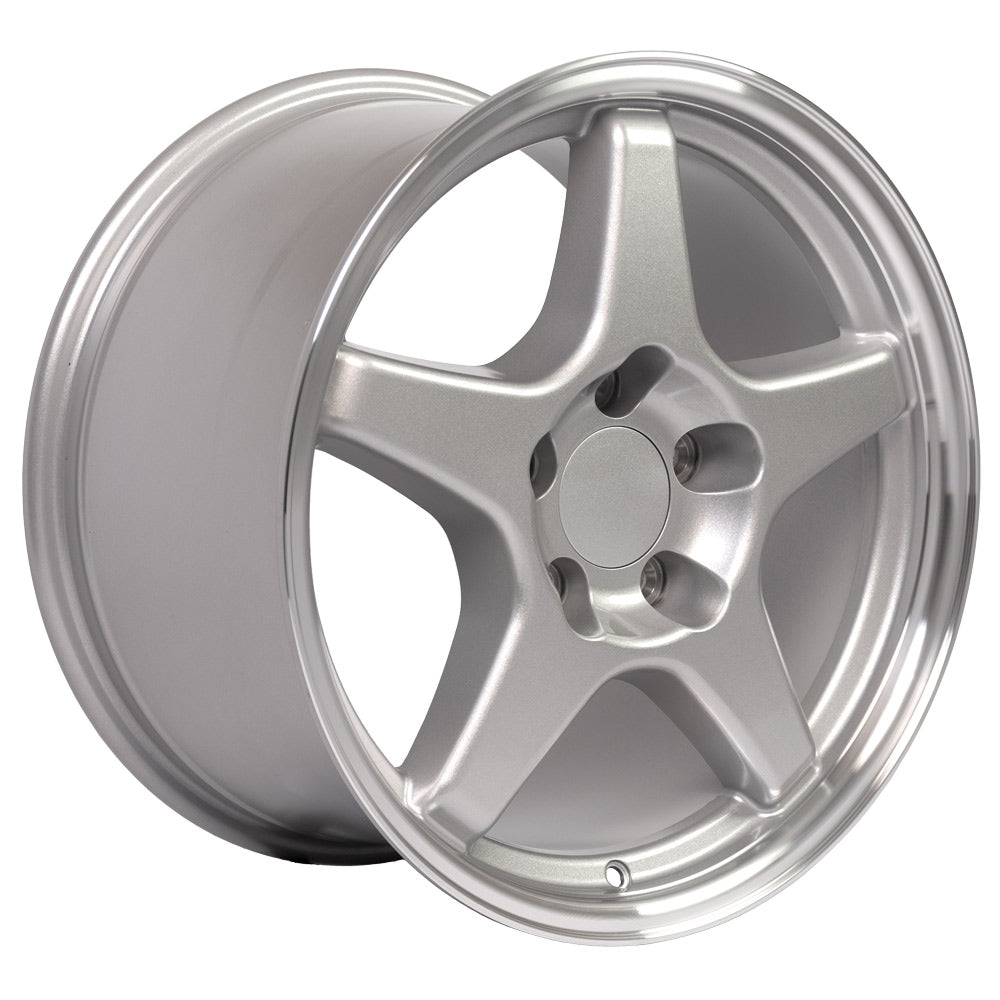 OE Wheels CV01-17095-5475-56SM 17" Replica fits Chevrolet Corvette ZR1 Silver