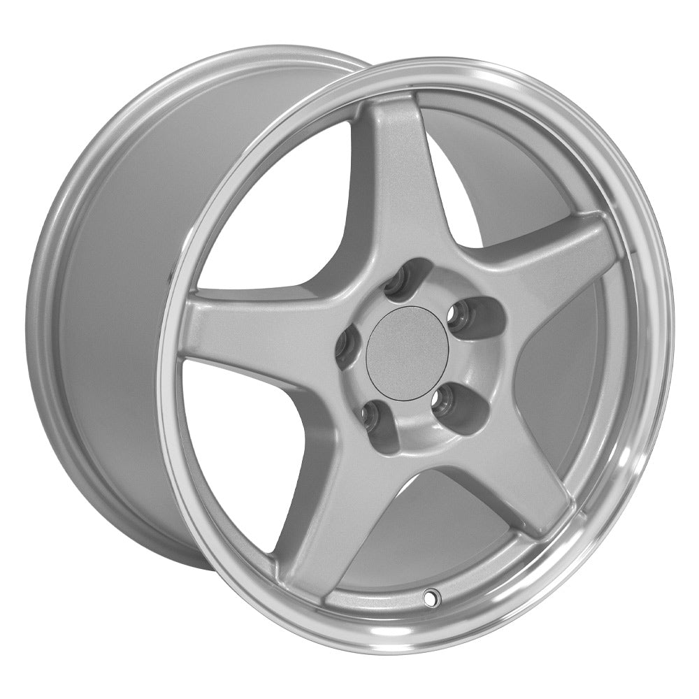 OE Wheels CV01-17095-5475-56SM 17" Replica fits Chevrolet Corvette ZR1 Silver