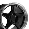 OE Wheels CV01-17110-5475-50BM 17" Replica fits Chevrolet Corvette ZR1 Black