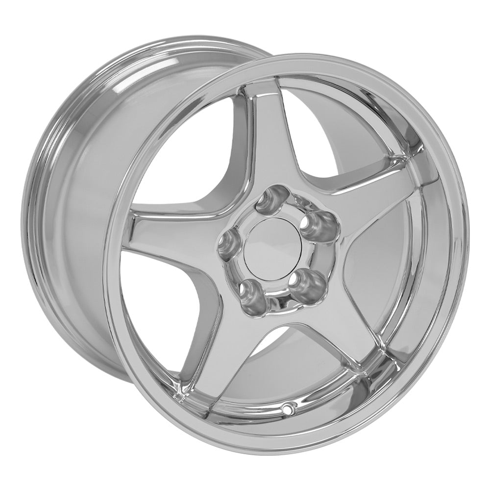 OE Wheels CV01-17110-5475-50C 17" Replica fits Chevrolet Corvette ZR1 Chrome