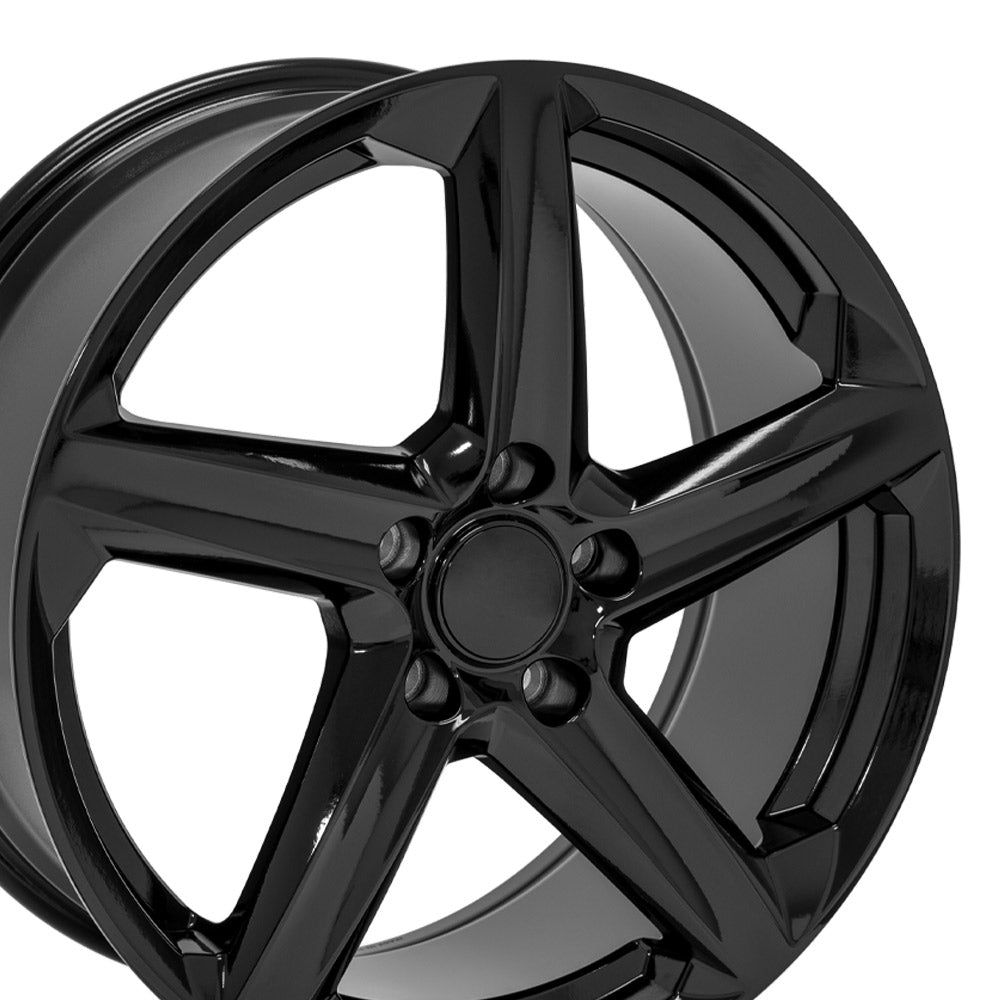 OE Wheels CV02D-19085-5120-52B 19" Replica fits Chevrolet C8 Corvette Gloss Blk