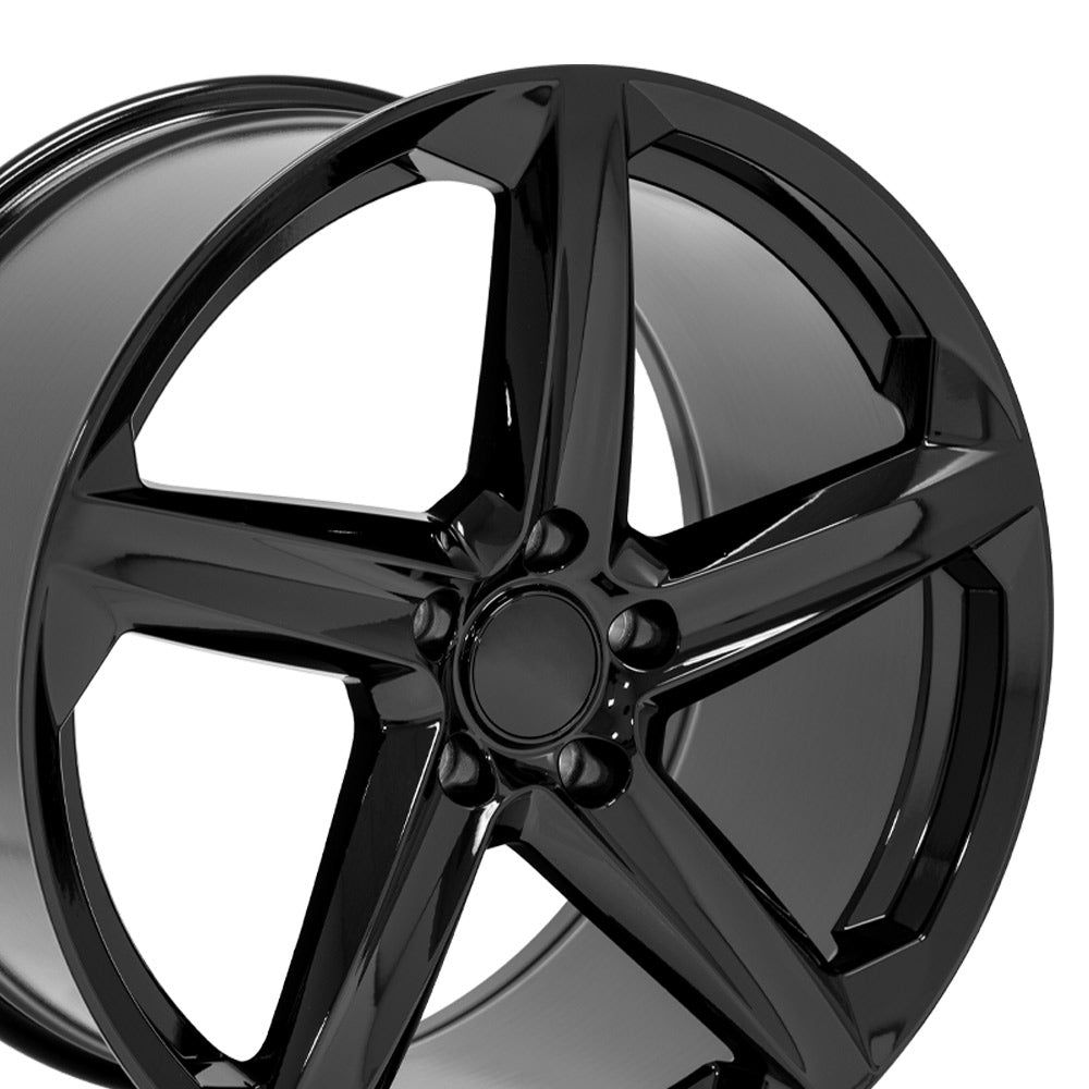 OE Wheels CV02D-20110-5120-64B 20" Replica fits Chevrolet C8 Corvette Gloss Blk
