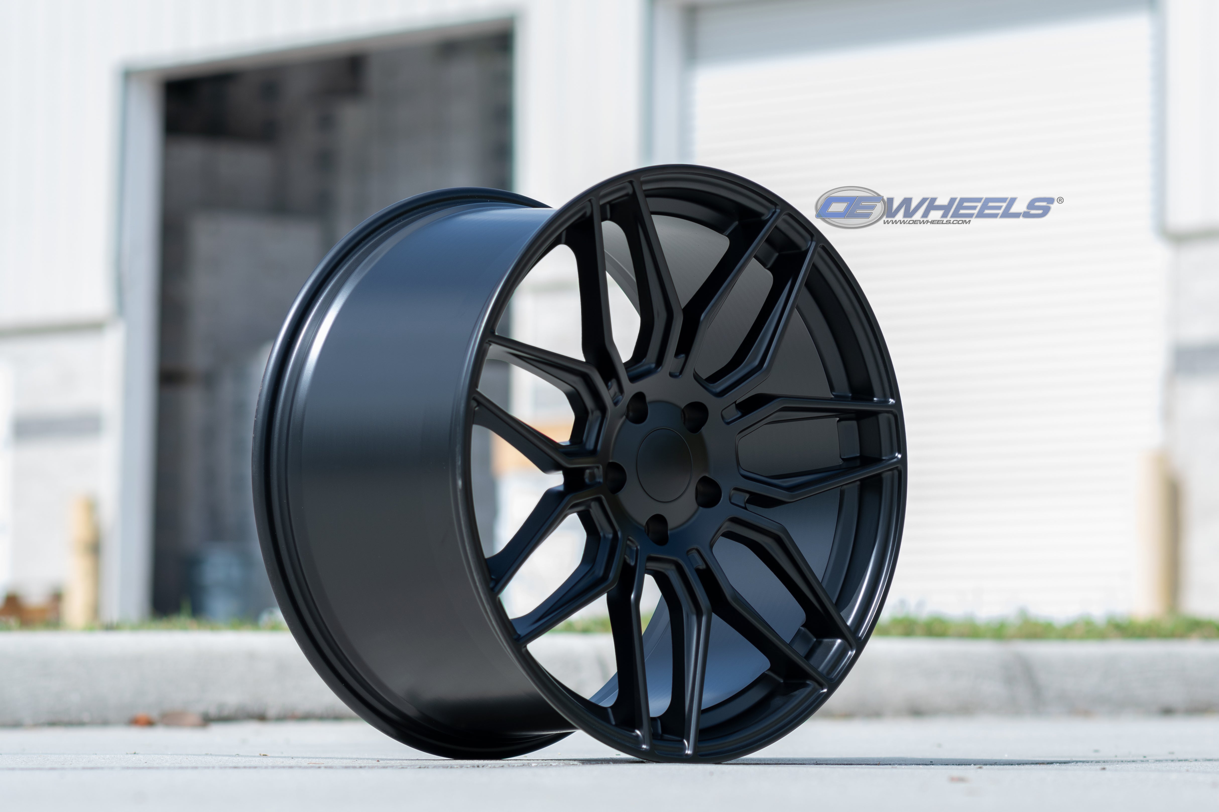 OE Wheels CV03D-20110-5120-64B1 20" Replica fits Chevrolet C8 Corvette Satin Blk