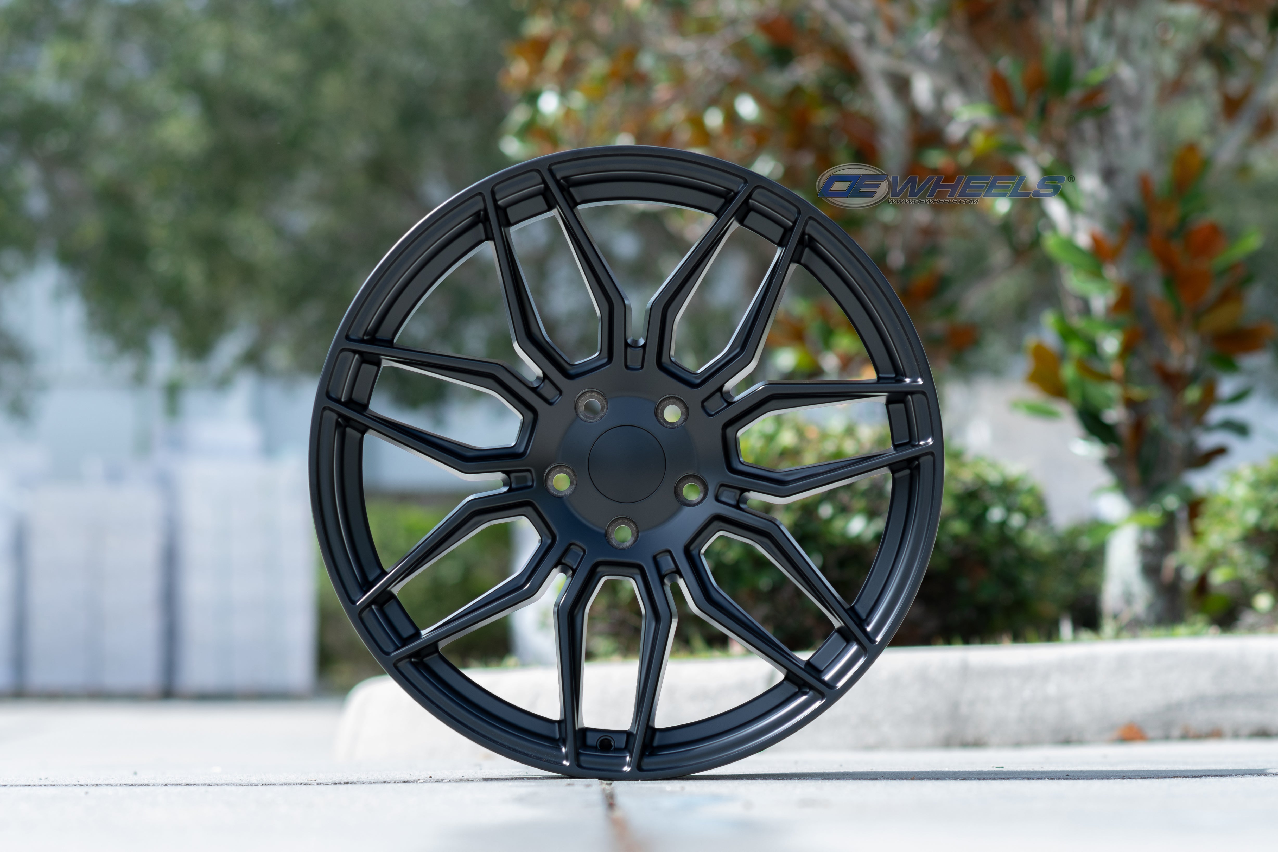 OE Wheels CV03D-20110-5120-64B1 20" Replica fits Chevrolet C8 Corvette Satin Blk