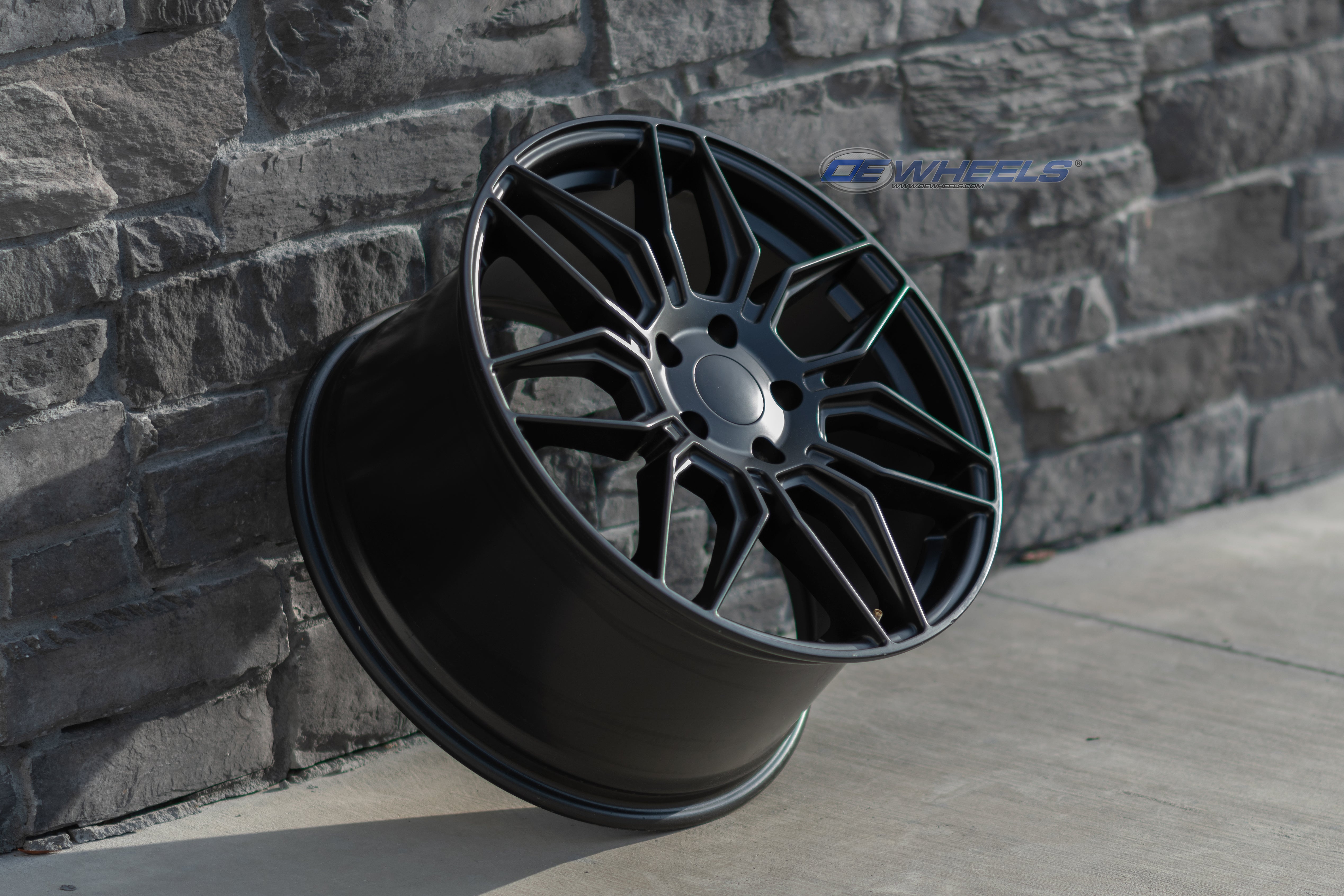 OE Wheels CV03D-19085-5120-51B1 19" Replica fits Chevrolet C8 Corvette Satin Blk