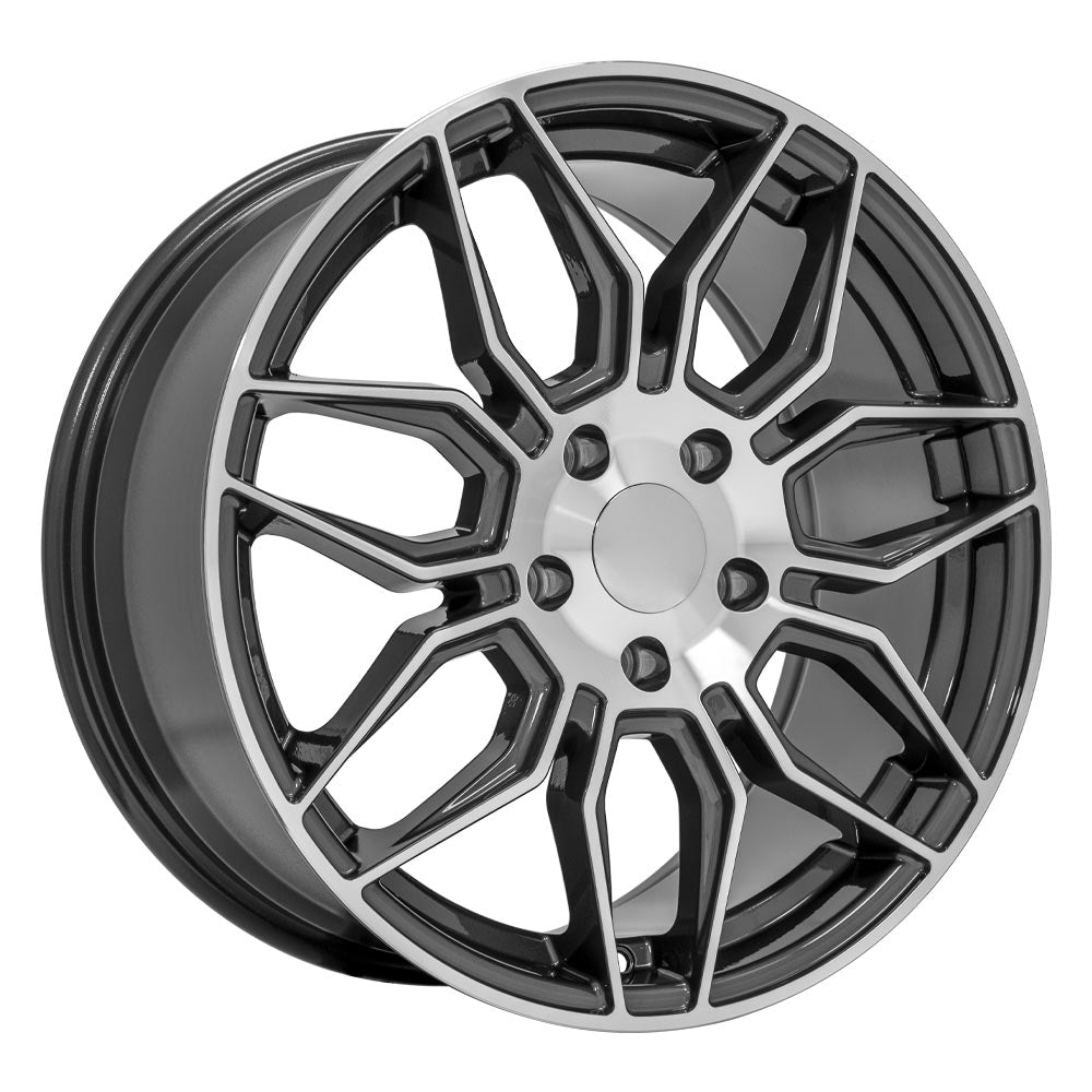 OE Wheels CV03C-18085-5475-52MG 18" Replica fits Chevrolet C7 Corvette Gunmetal