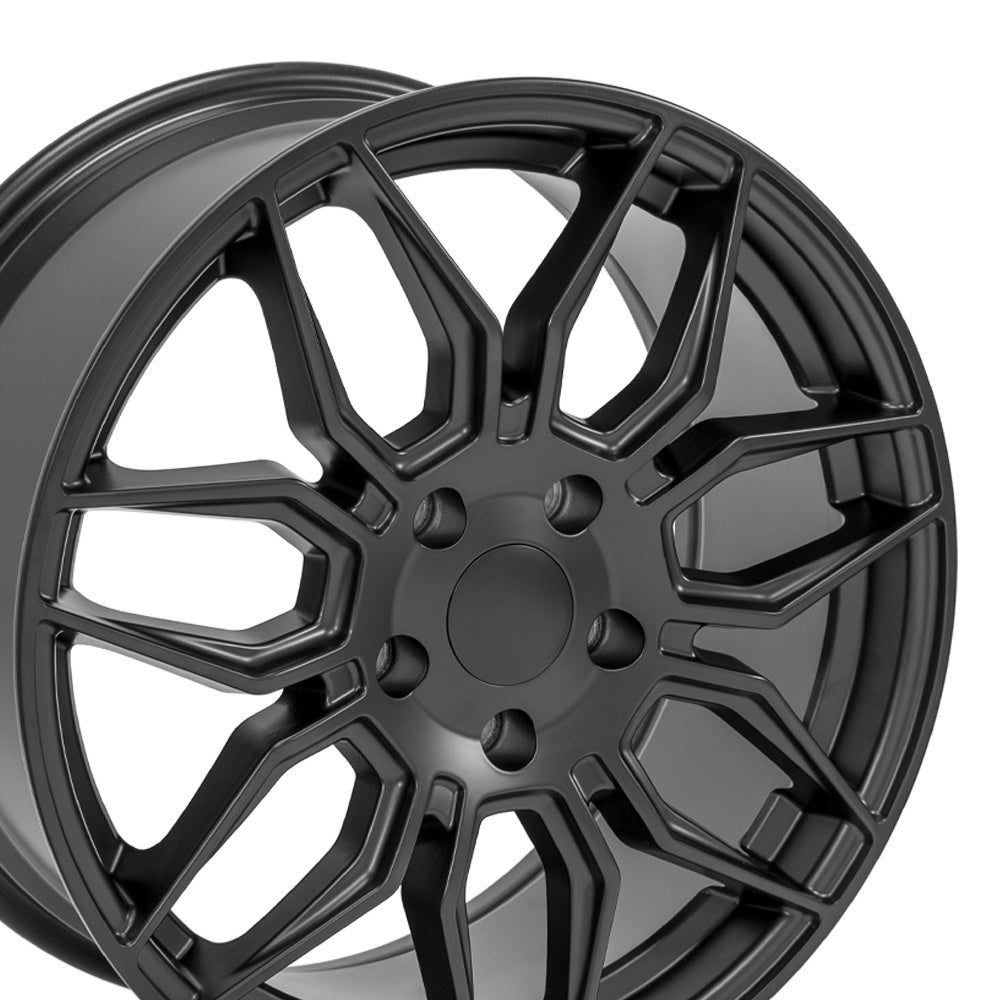 OE Wheels CV03C-18085-5475-52B1 18" Replica fits Chevrolet C7 Corvette Satin Blk
