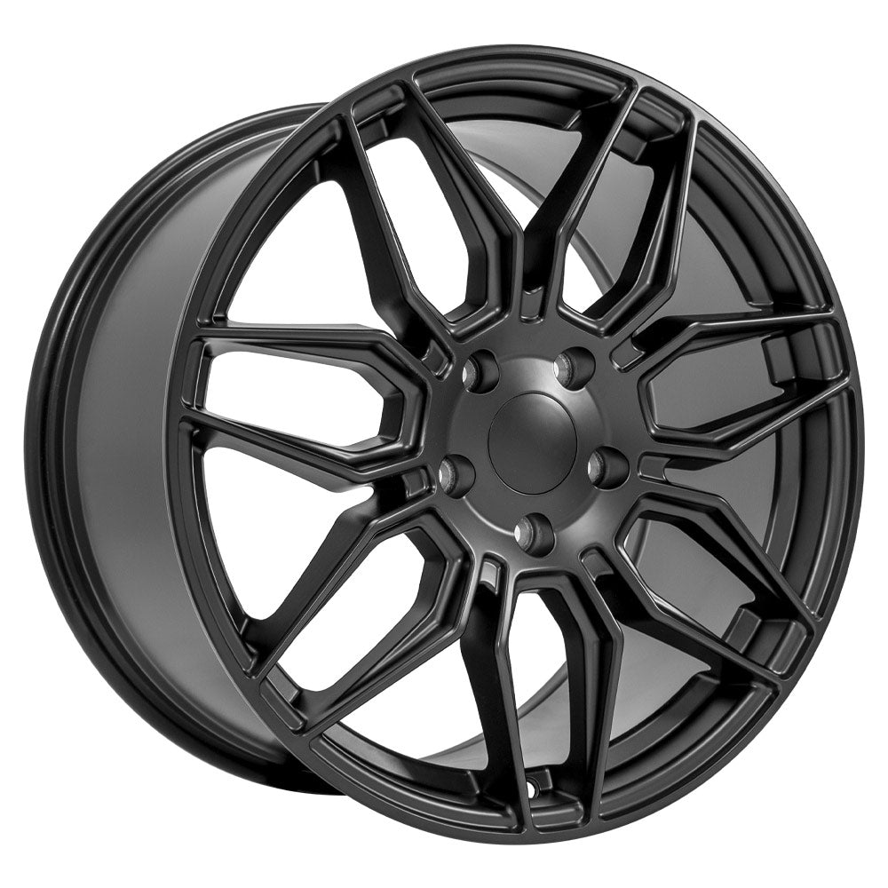 OE Wheels CV03C-19100-5475-73B1 19" Replica fits Chevrolet C7 Corvette Satin Blk