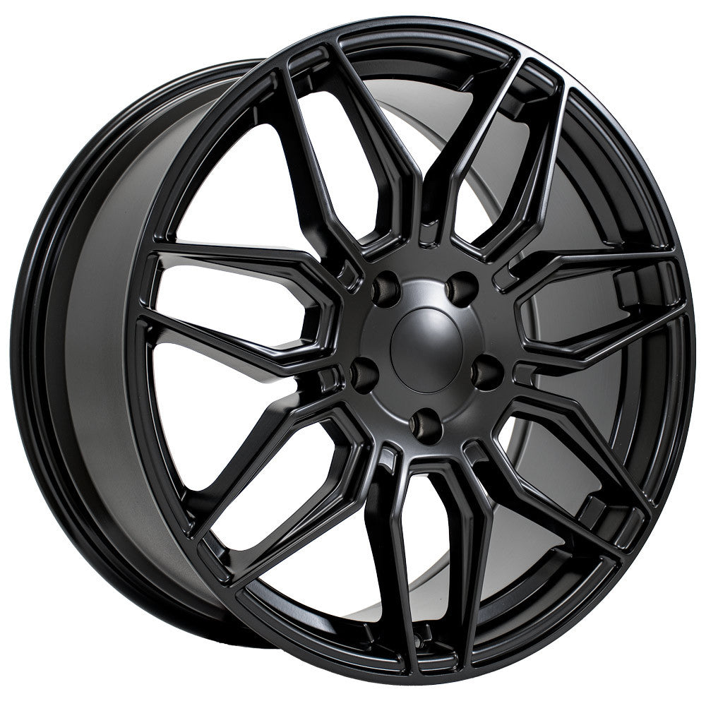 OE Wheels CV03D-19085-5120-51B1 19" Replica fits Chevrolet C8 Corvette Satin Blk