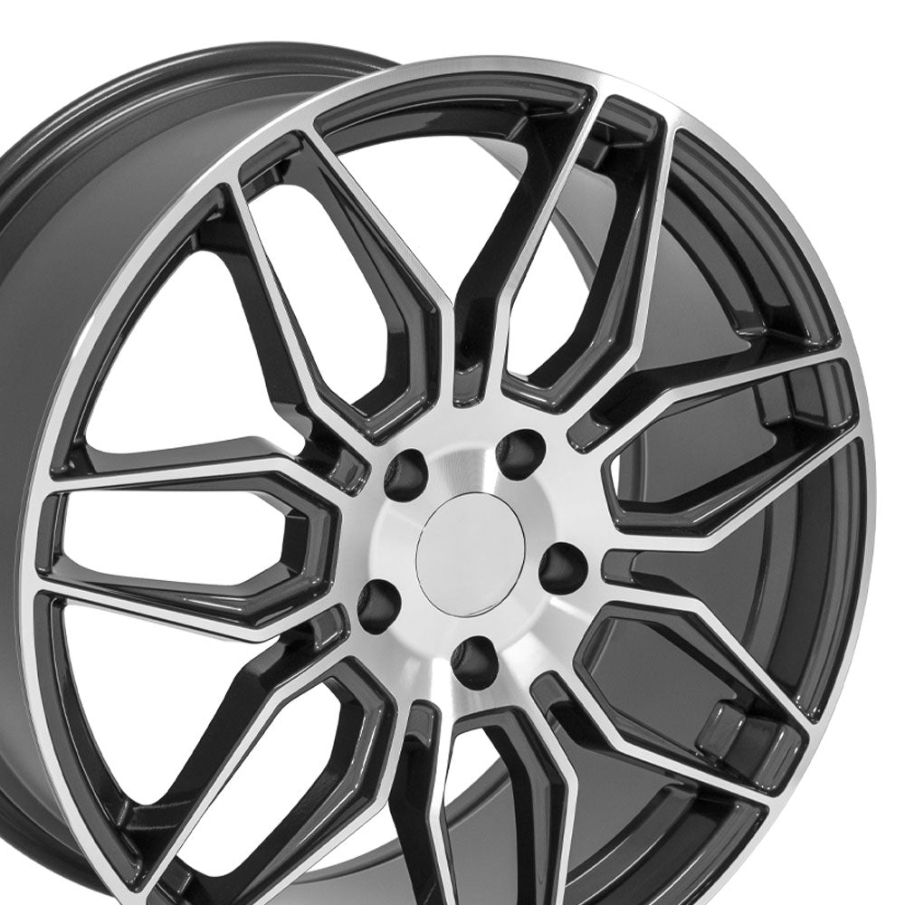 OE Wheels CV03D-19085-5120-51MG 19" Replica fits Chevrolet C8 Corvette Gunmetal