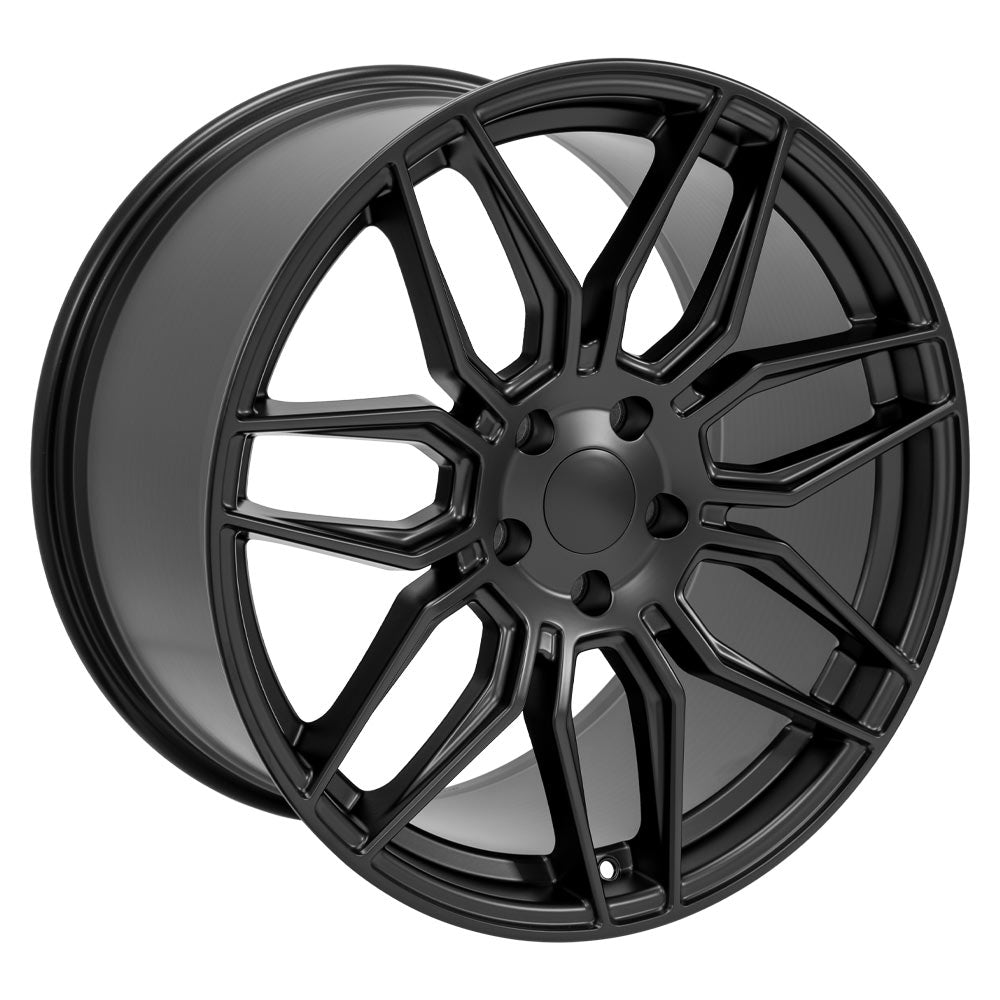 OE Wheels CV03D-20110-5120-64B1 20" Replica fits Chevrolet C8 Corvette Satin Blk