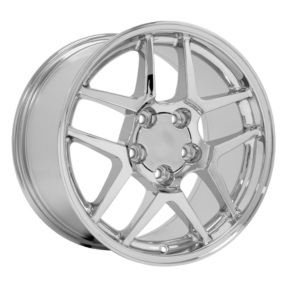 OE Wheels CV04-17095-5475-54C 17" Replica fits Chevrolet Corvette C5 Z06 Chrome