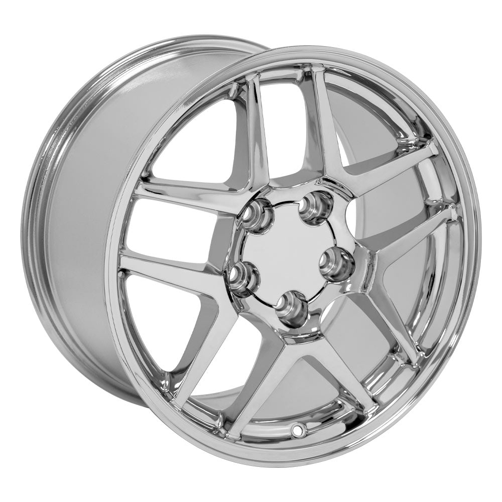 OE Wheels CV04-17095-5475-54C 17" Replica fits Chevrolet Corvette C5 Z06 Chrome