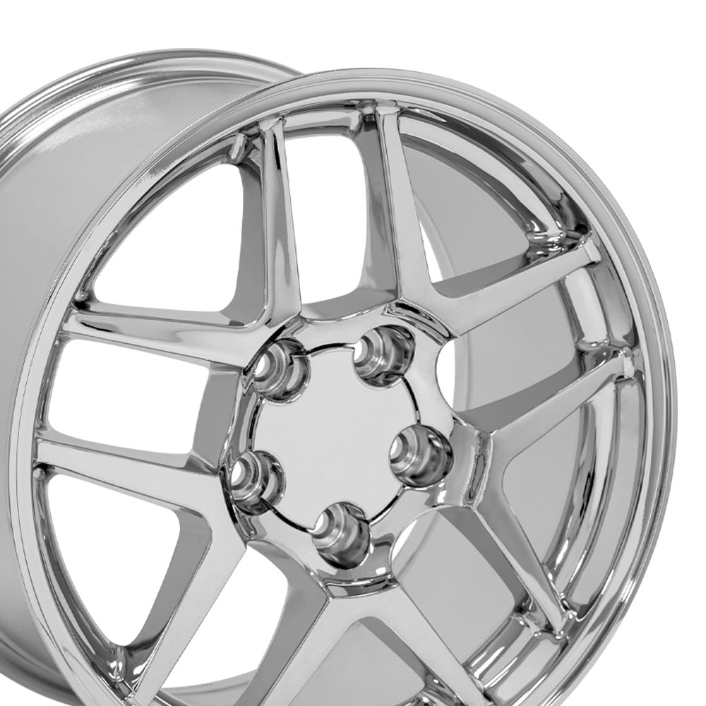 OE Wheels CV04-17095-5475-54C 17" Replica fits Chevrolet Corvette C5 Z06 Chrome