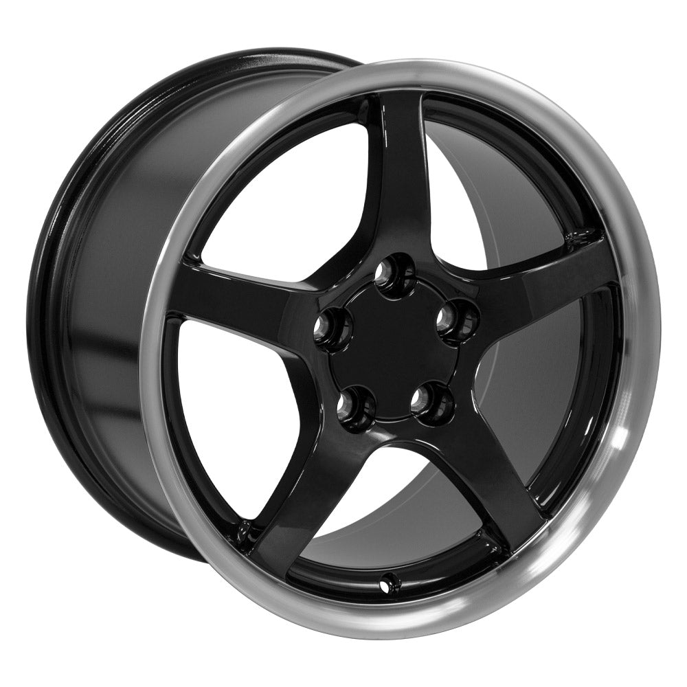 OE Wheels CV05-D17095-5475-54BM 17" Replica fits Chevrolet Corvette C5 Black