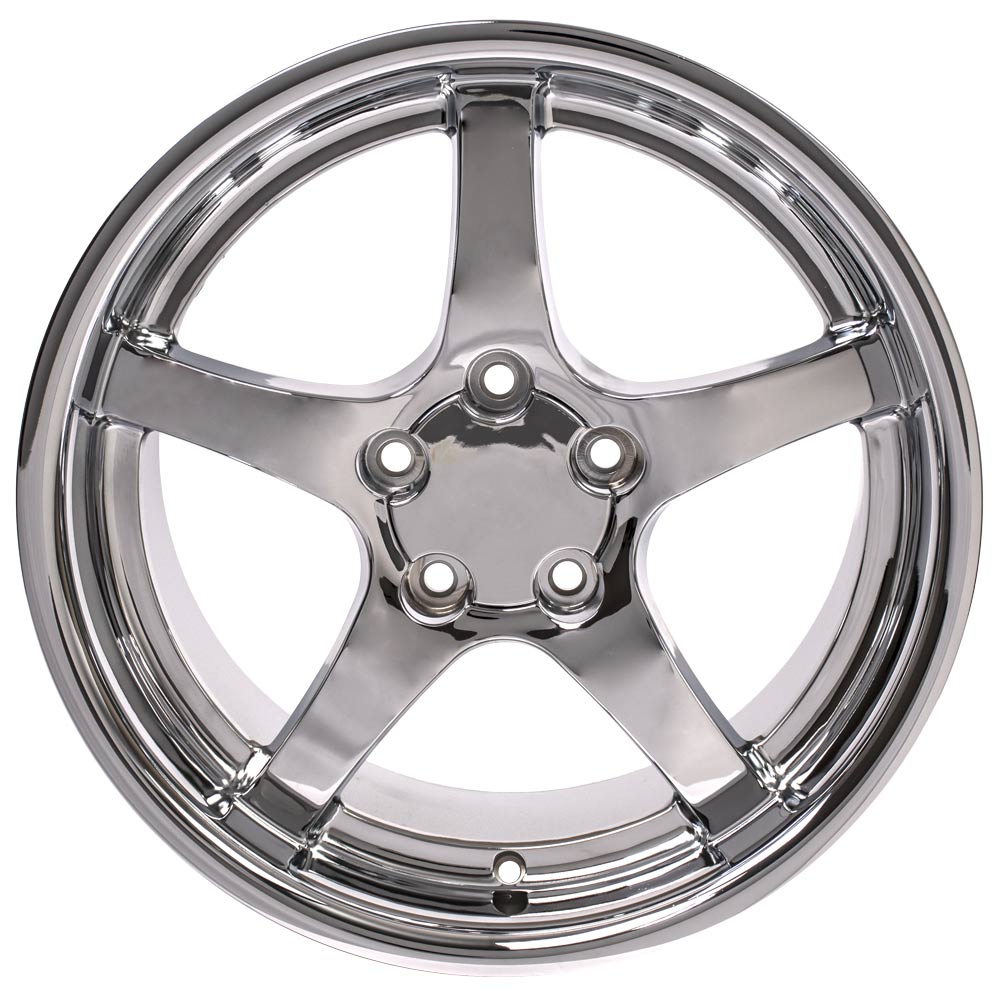 OE Wheels CV05-18095-5475-65C 18" Replica fits Chevrolet Corvette C5 Chrome
