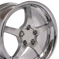 OE Wheels CV05-18095-5475-65C 18" Replica fits Chevrolet Corvette C5 Chrome