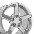OE Wheels CV06A-18095-5475-58C 18" Replica fits Chevrolet Corvette C6 Chrome