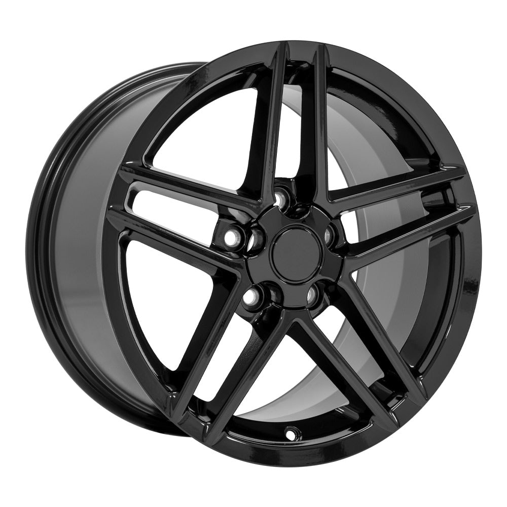 OE Wheels CV07A-17095-5475-54B 17" Replica fits Chevrolet Corvette C6 Z06 Black