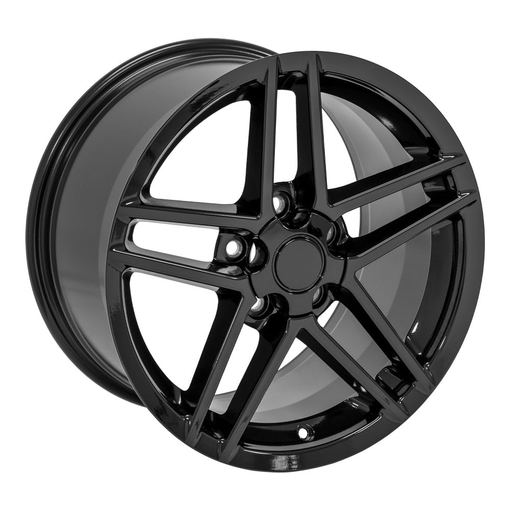 OE Wheels CV07A-17095-5475-54B 17" Replica fits Chevrolet Corvette C6 Z06 Black
