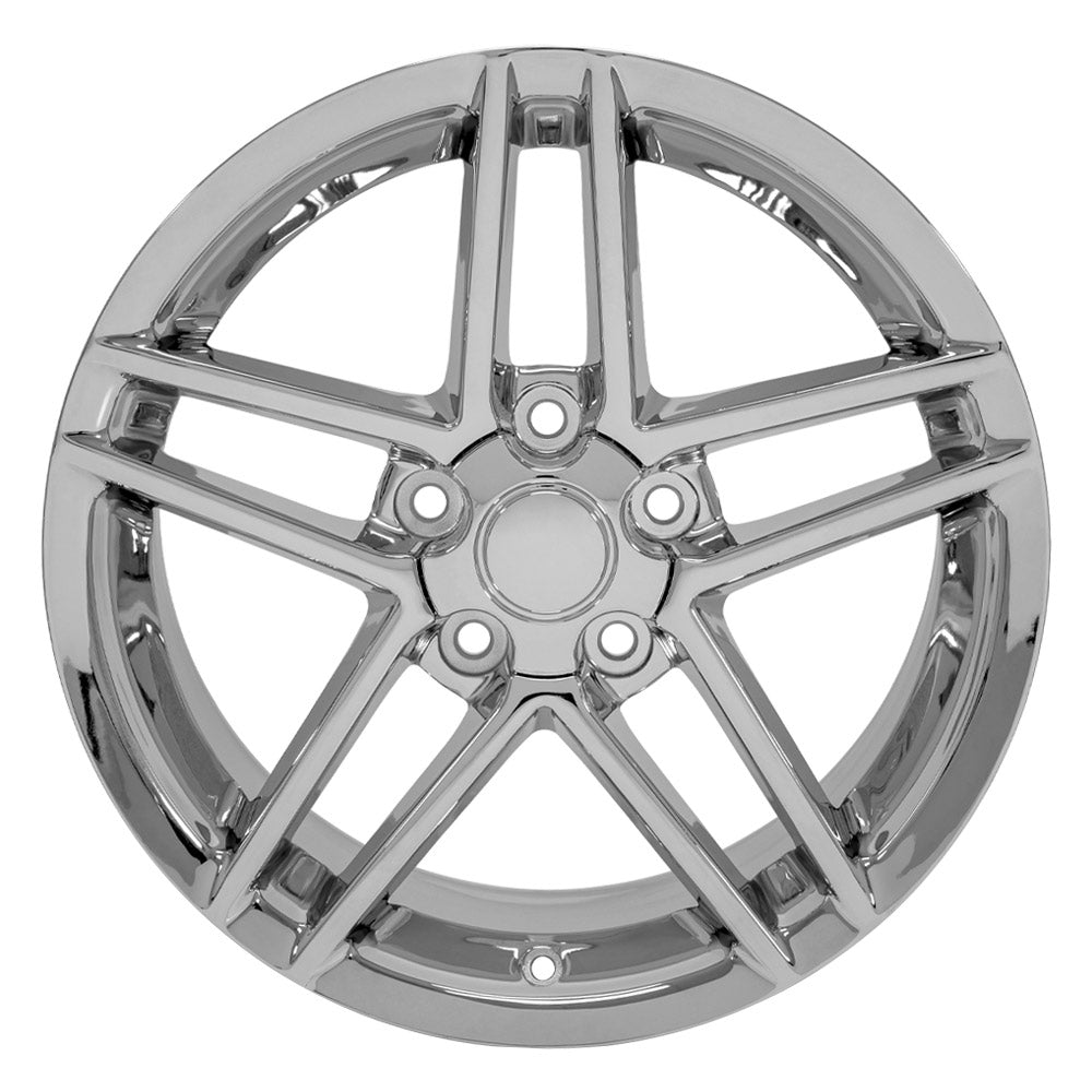 OE Wheels CV07A-17095-5475-54C 17" Replica fits Chevrolet Corvette C6 Z06 Chrome