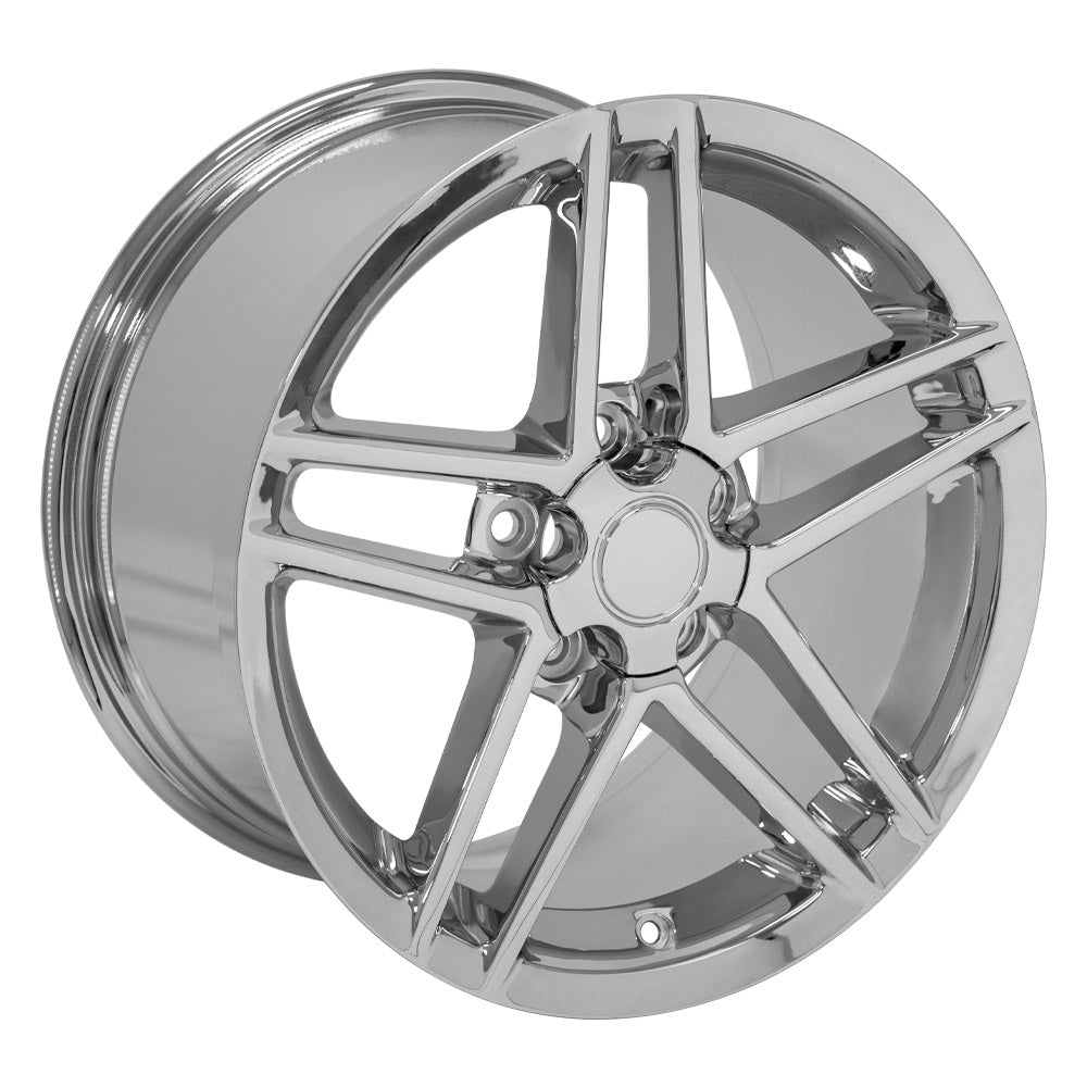 OE Wheels CV07A-17095-5475-54C 17" Replica fits Chevrolet Corvette C6 Z06 Chrome