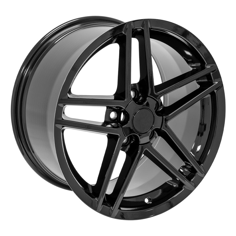 OE Wheels CV07A-18095-5475-56B 18" Replica fits Chevrolet Corvette C6 Z06 Black