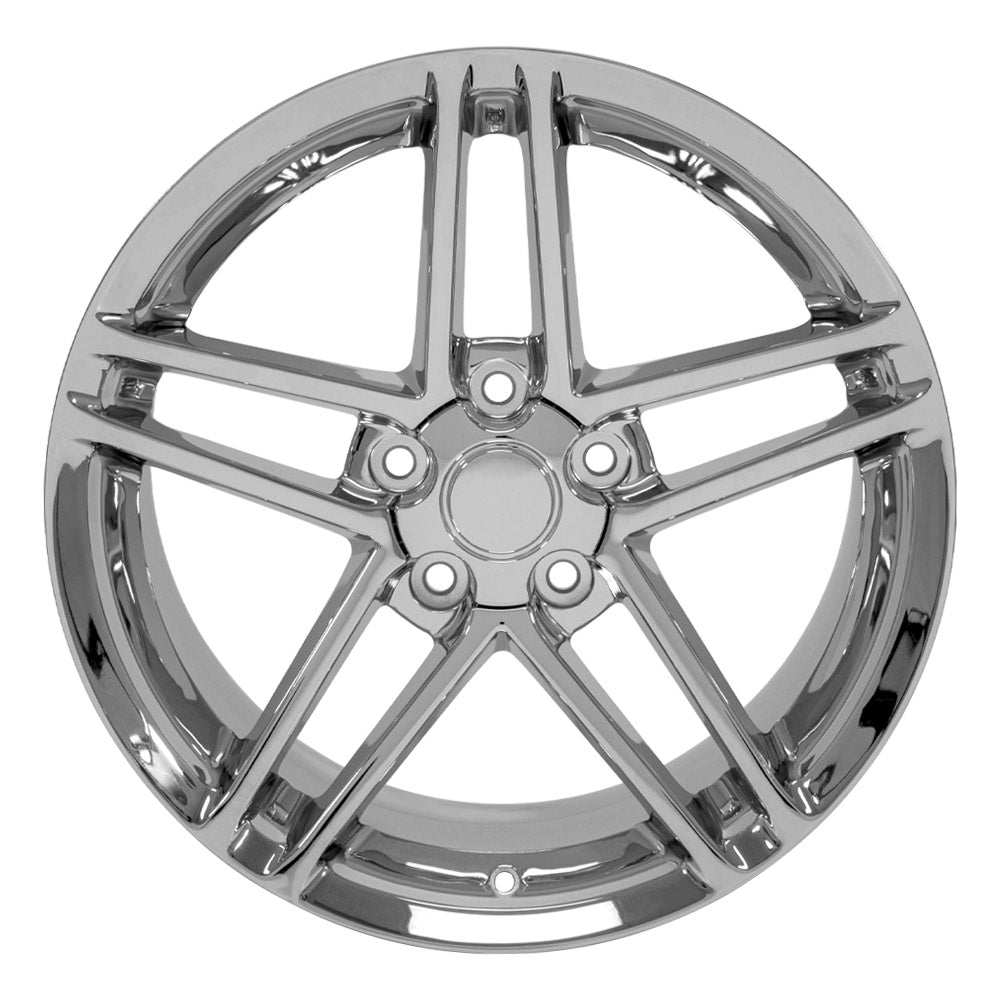 OE Wheels CV07A-18095-5475-56C 18" Replica fits Chevrolet Corvette C6 Z06 Chrome