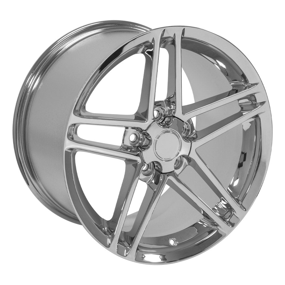 OE Wheels CV07A-18095-5475-56C 18" Replica fits Chevrolet Corvette C6 Z06 Chrome