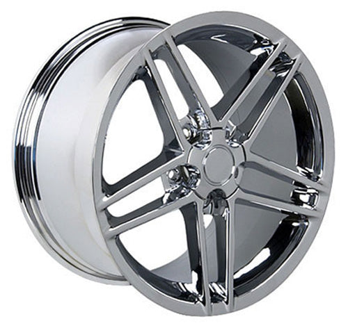 OE Wheels CV07B-19100-5475-65C 19" Replica fits Chevrolet Corvette C6 Z06 Chrome