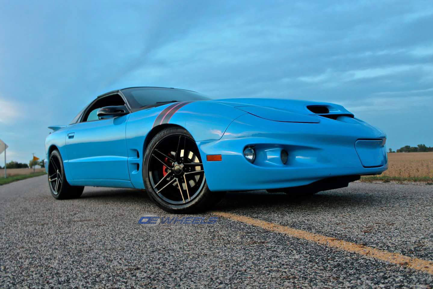 OE Wheels CV07A-18095-5475-56B 18" Replica fits Chevrolet Corvette C6 Z06 Black