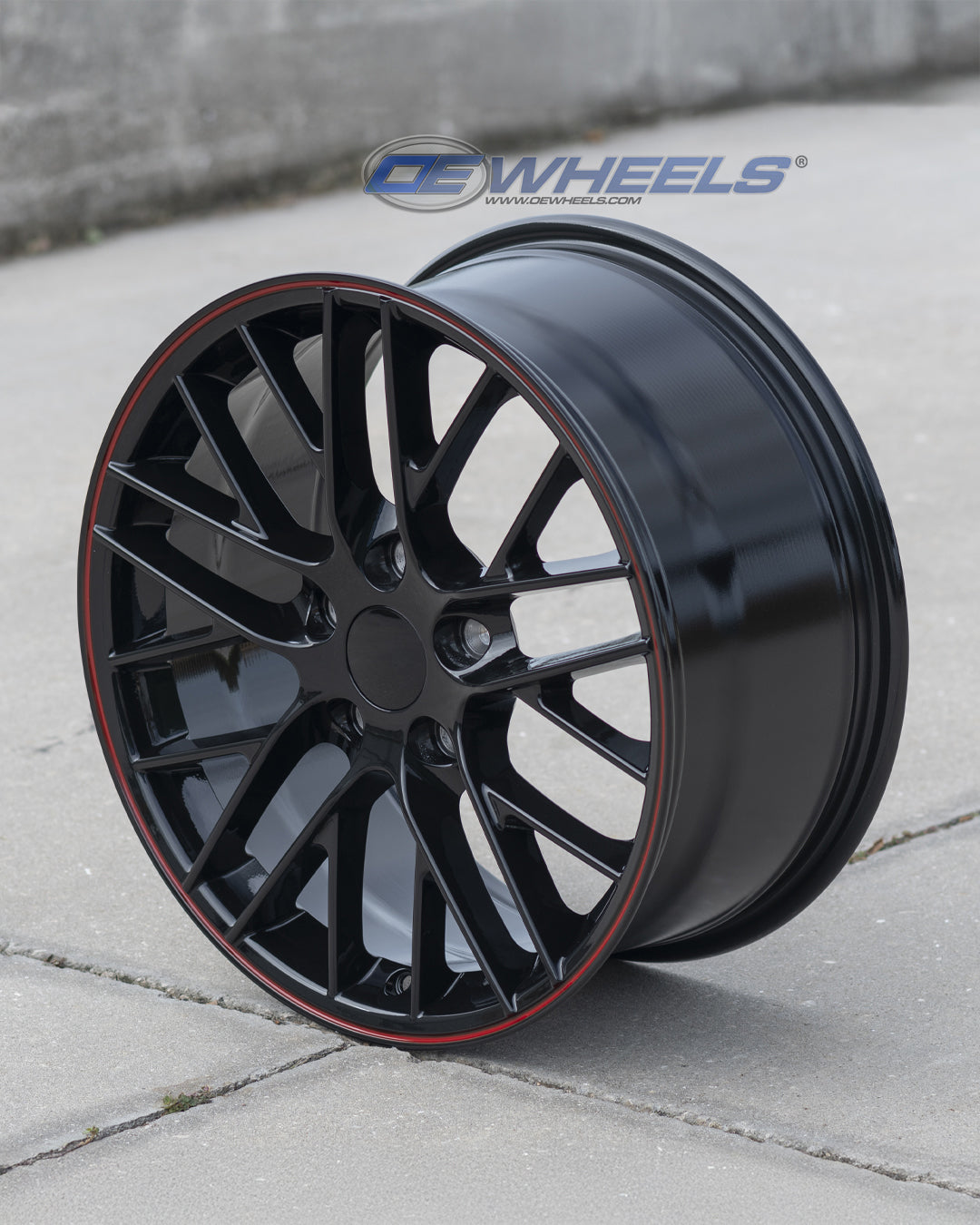 OE Wheels CV08B-18085-5475-56BR 18" Replica fits Chevy Corvette C6 ZR1 Redline