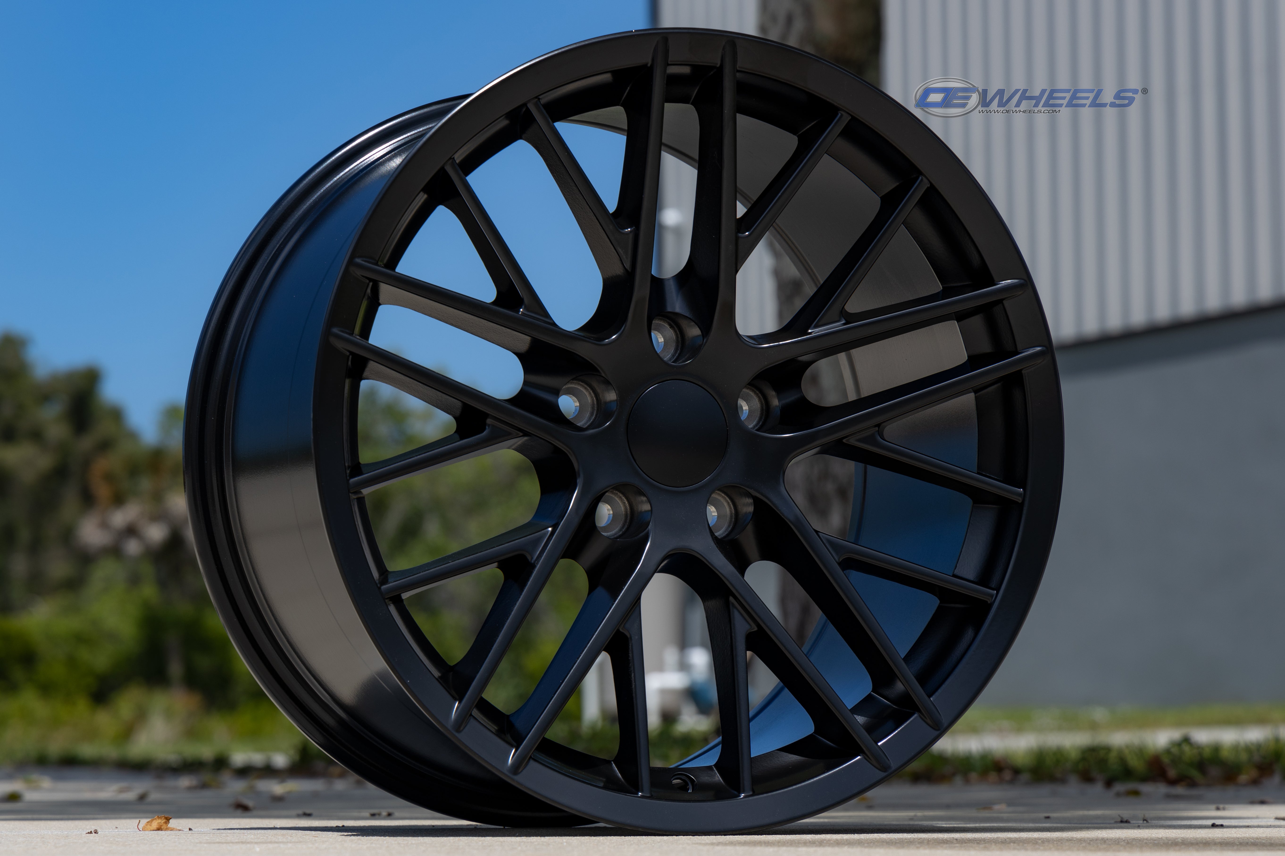 OE Wheels CV08A-18105-5475-56B1 18" Replica fits Chevrolet Corvette C6 ZR1 Satin