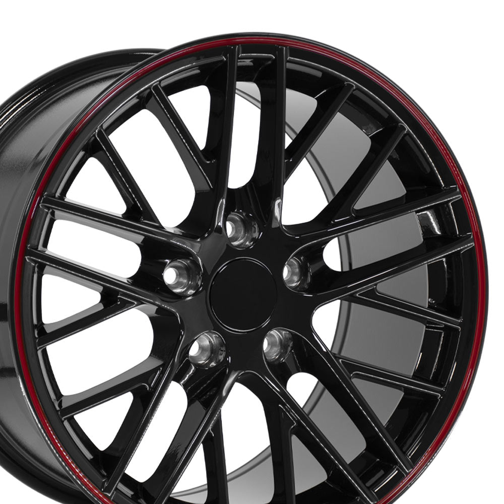 OE Wheels CV08A-17095-5475-54BR 17" Replica fits Chevy Corvette C6 ZR1 Redline