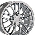 OE Wheels CV08A-18105-5475-56C 18" Replica fits Chevrolet Corvette C6 ZR1 Chrome