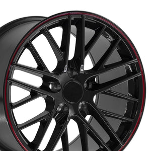 OE Wheels CV08A-18105-5475-56BR 18" Replica fits Chevy Corvette C6 ZR1 Redline