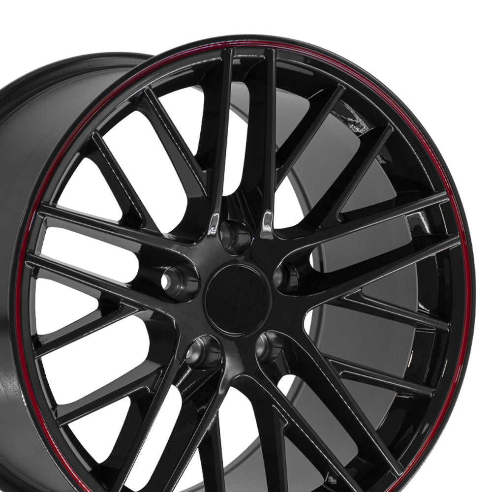 OE Wheels CV08A-18105-5475-56BR 18" Replica fits Chevy Corvette C6 ZR1 Redline