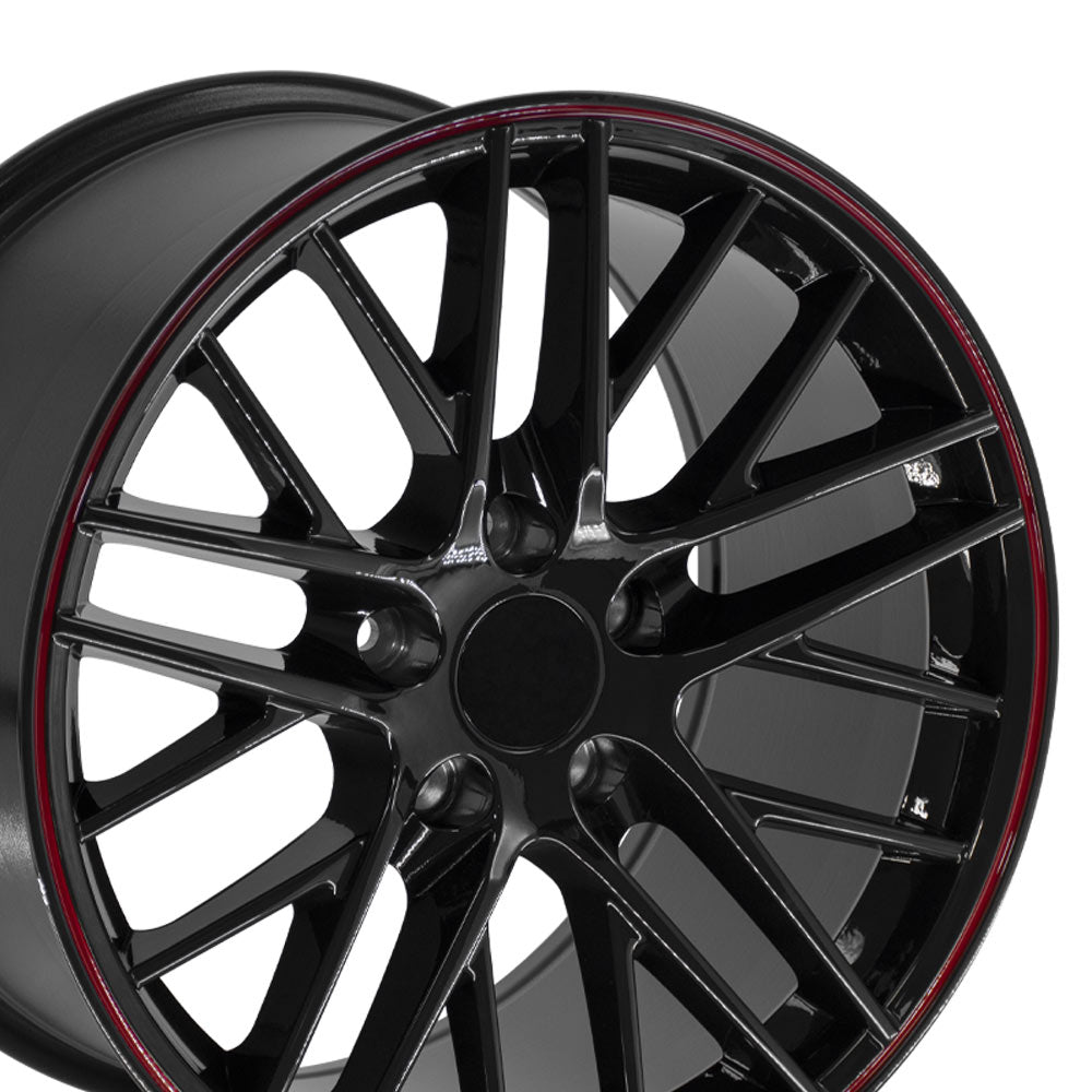 OE Wheels CV08A-18105-5475-56BR 18" Replica fits Chevy Corvette C6 ZR1 Redline