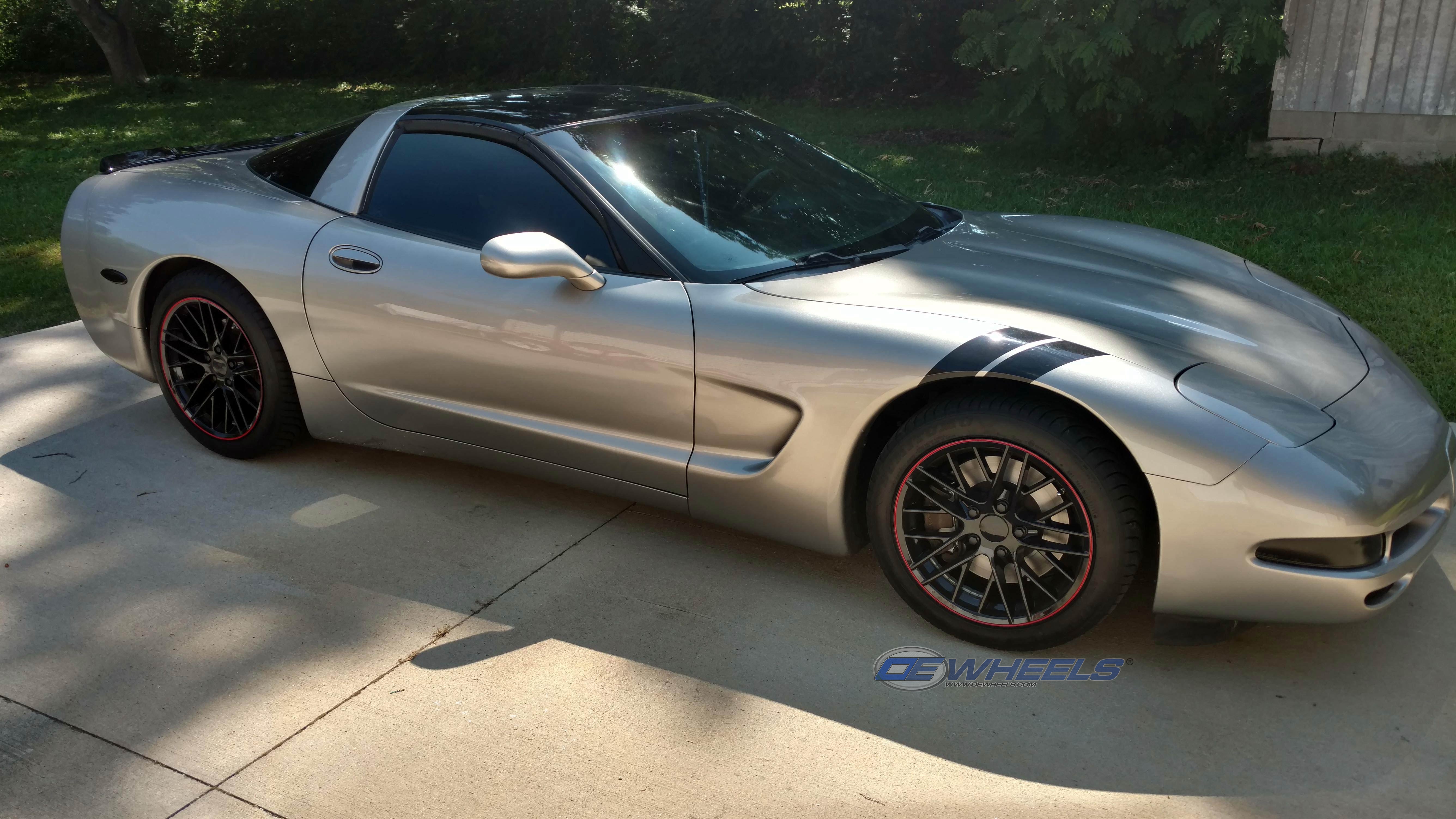 OE Wheels CV08B-18085-5475-56BR 18" Replica fits Chevy Corvette C6 ZR1 Redline
