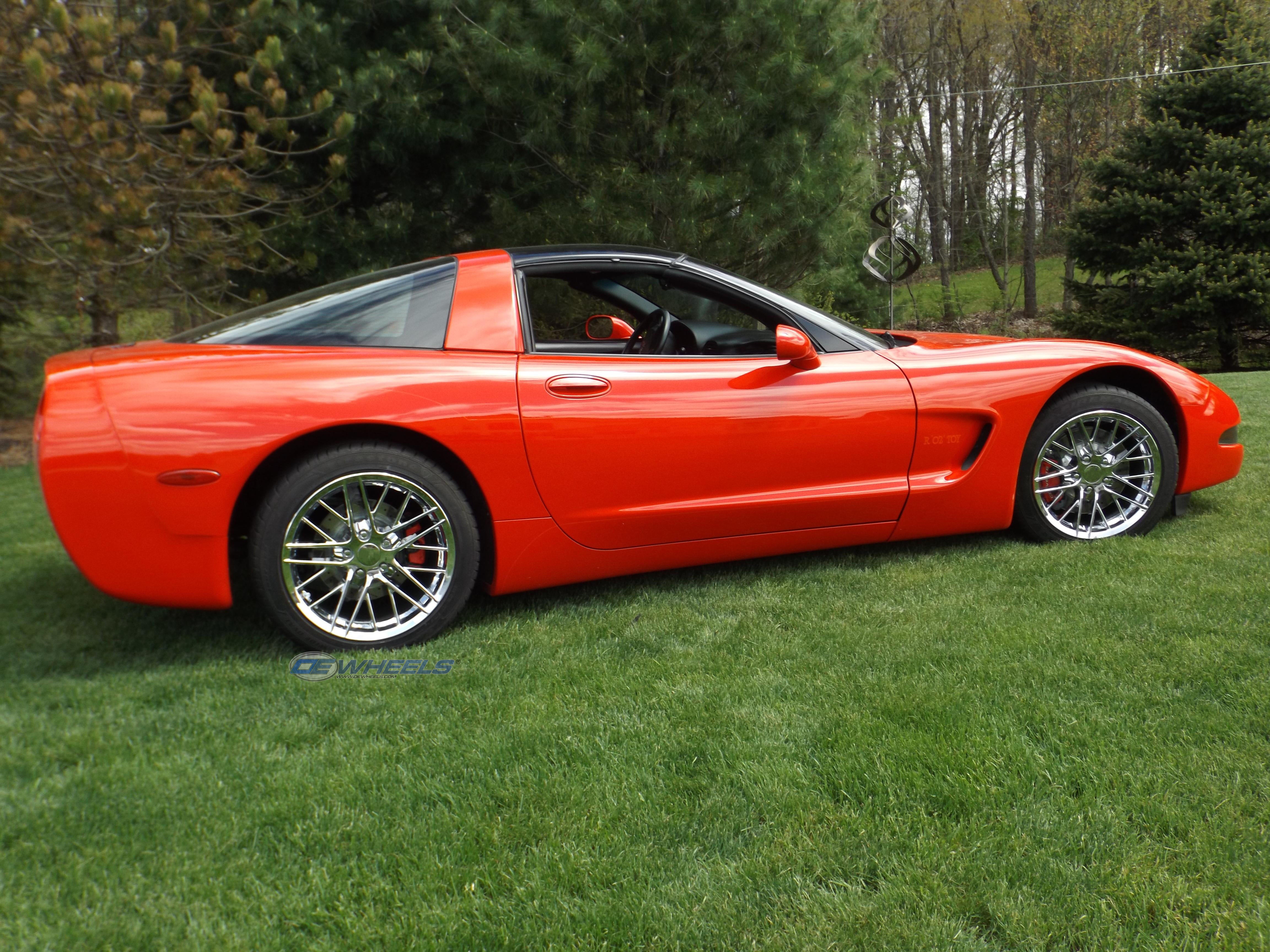 OE Wheels CV08A-17095-5475-54C 17" Replica fits Chevrolet Corvette C6 ZR1 Chrome