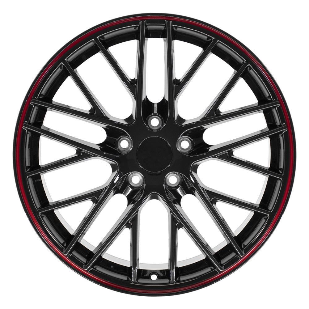 OE Wheels CV08B-19100-5475-79BR 19" Replica fits Chevy Corvette C6 ZR1 Redline