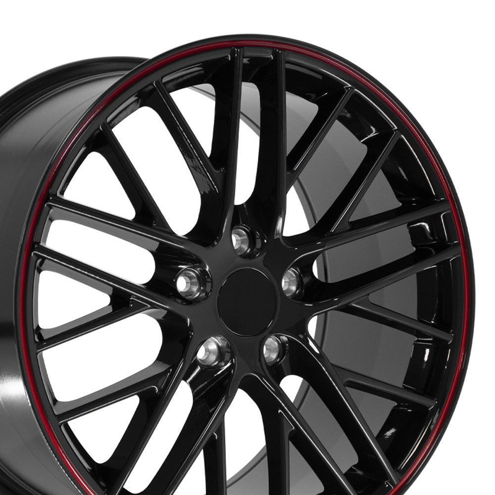 OE Wheels CV08B-19100-5475-79BR 19" Replica fits Chevy Corvette C6 ZR1 Redline