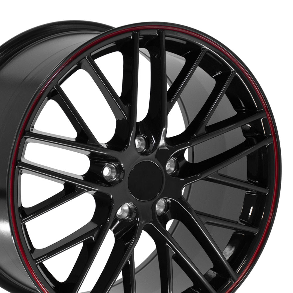 OE Wheels CV08B-19100-5475-79BR 19" Replica fits Chevy Corvette C6 ZR1 Redline