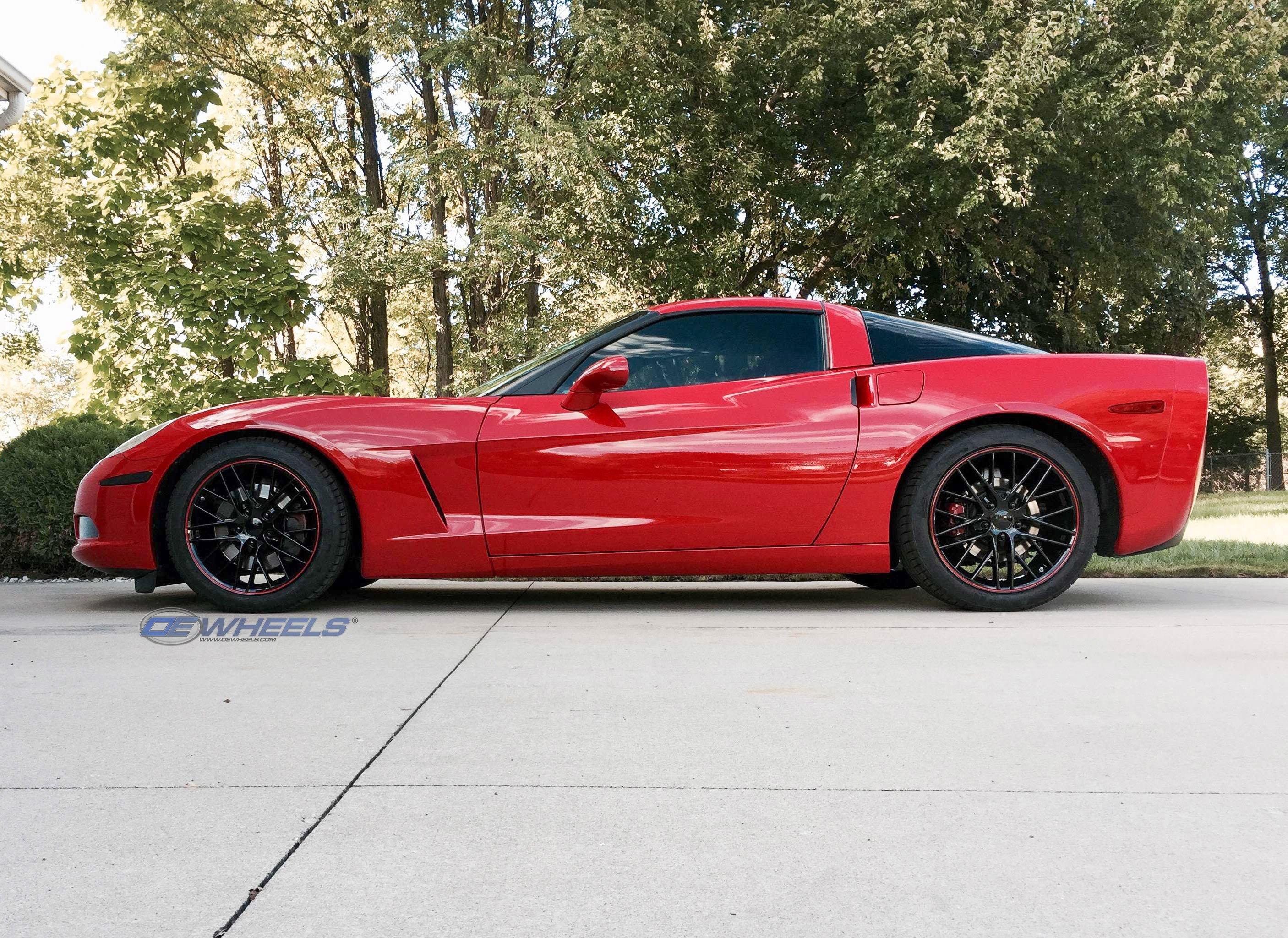 OE Wheels CV08B-19100-5475-79BR 19" Replica fits Chevy Corvette C6 ZR1 Redline