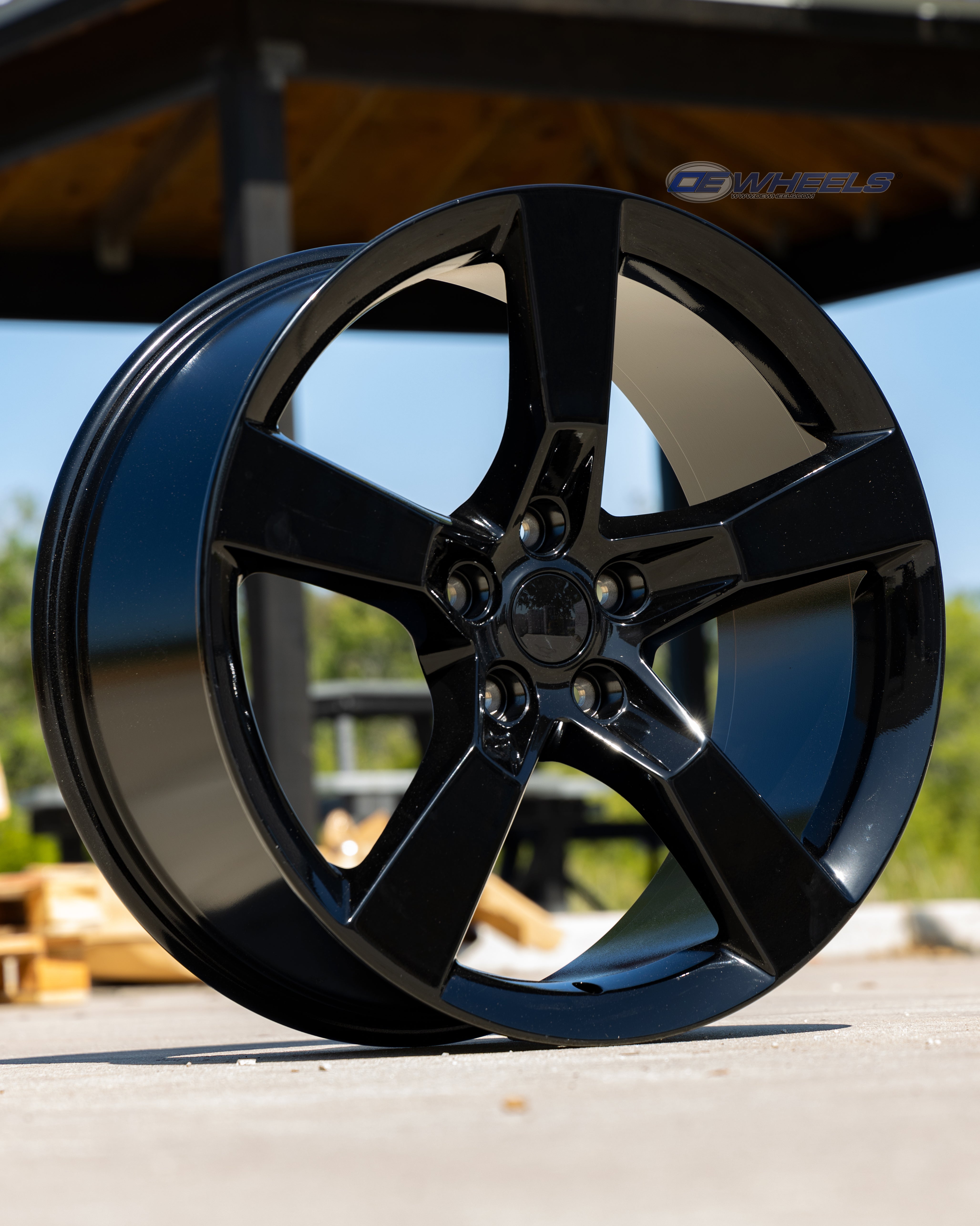 OE Wheels CV11-20090-5120-35B 20" Replica fits Chevrolet Camaro SS 20x9 Black
