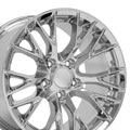 OE Wheels CV22-17095-5475-54C 17" Replica fits Chevrolet Corvette C7 Z06 Chrome