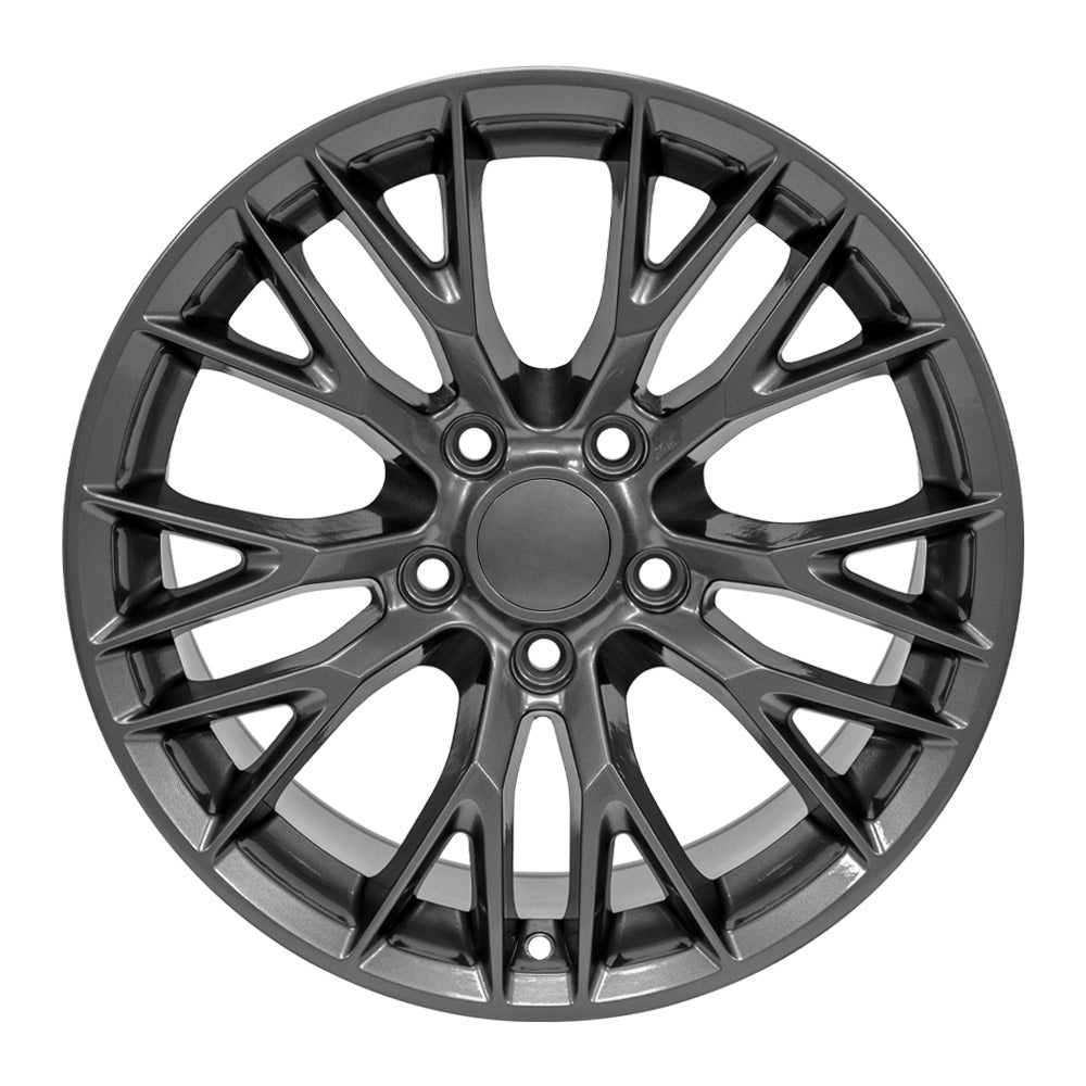 OE Wheels CV22-17095-5475-54G 17" Replica fits Chevy Corvette C7 Z06 Gunmetal