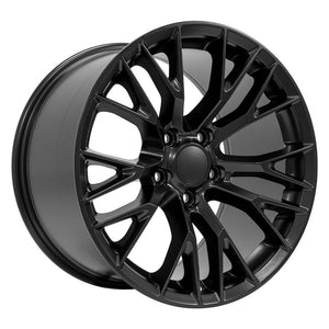 OE Wheels CV22-18105-5475-56B1 18" Replica fits Chevrolet Corvette C7 Z06 Black