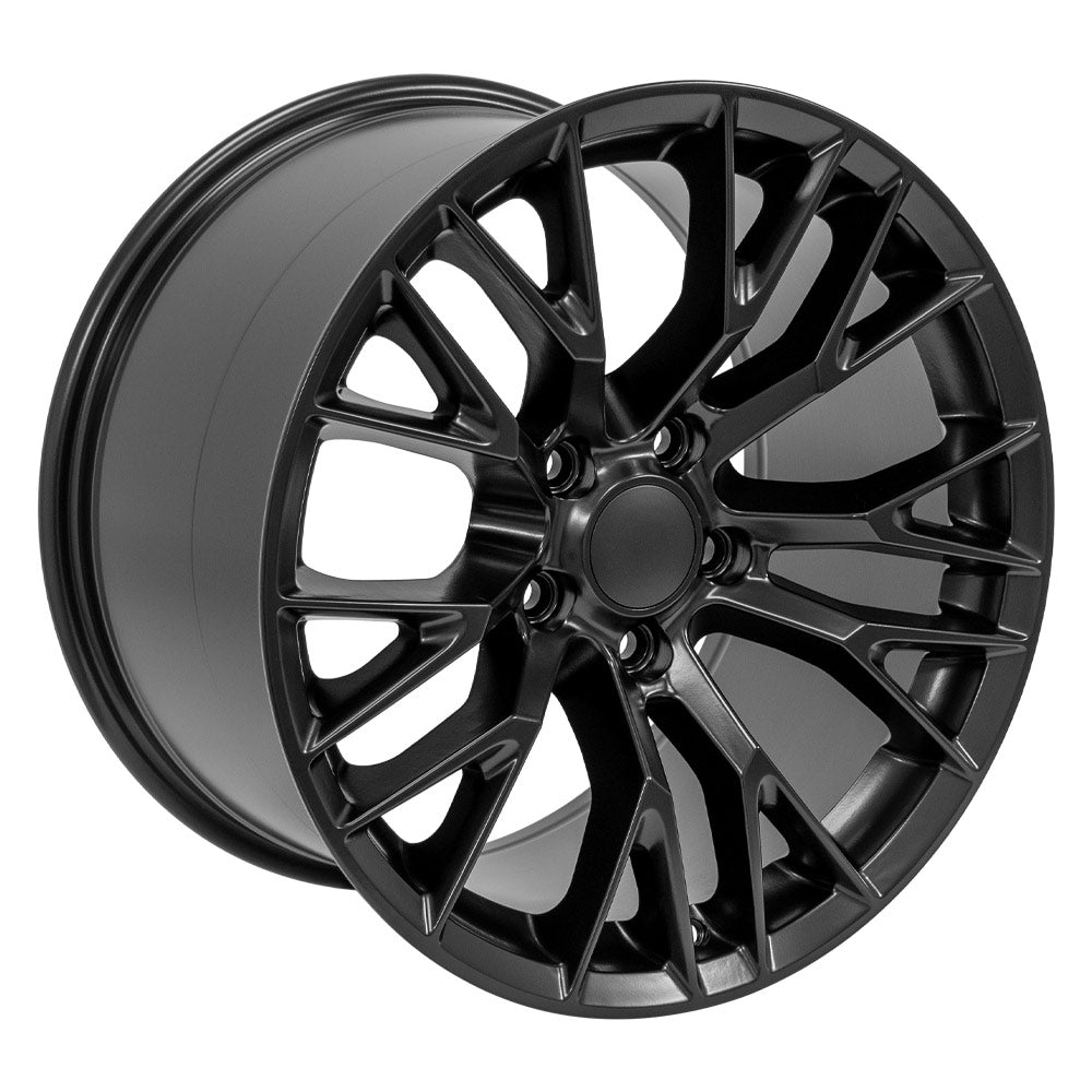 OE Wheels CV22-18105-5475-56B1 18" Replica fits Chevrolet Corvette C7 Z06 Black