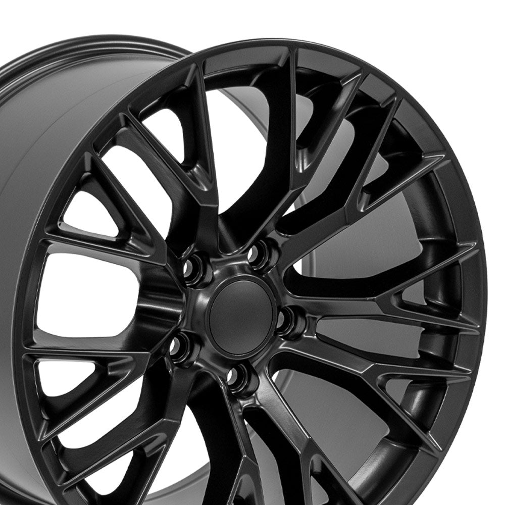 OE Wheels CV22-18105-5475-56B1 18" Replica fits Chevrolet Corvette C7 Z06 Black